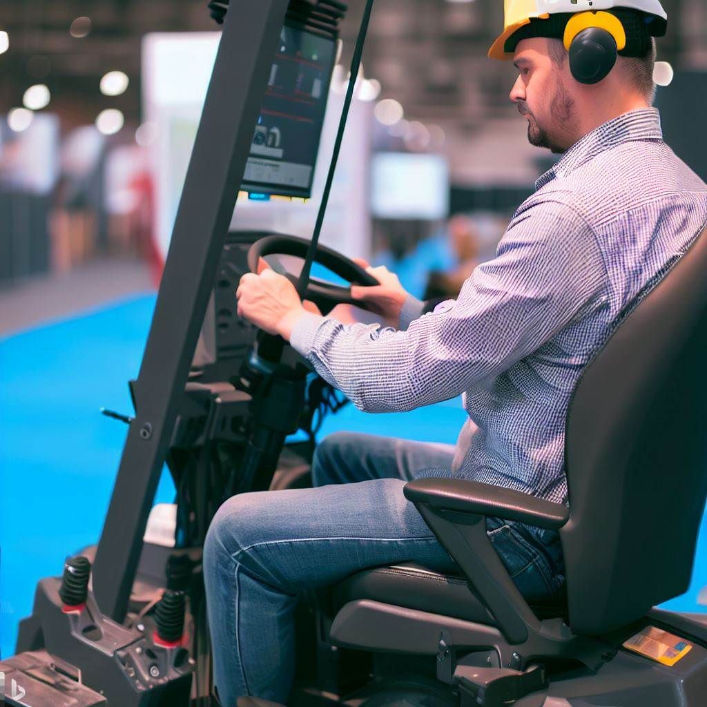 The hero image could showcase various ergonomic solutions for forklift drivers, such as adjustable seating and controls, improved visibility features, and anti-vibration measures. The image should highlight the comfort and ease of use provided by these solutions, emphasizing the benefits they bring to the drivers and their overall well-being.