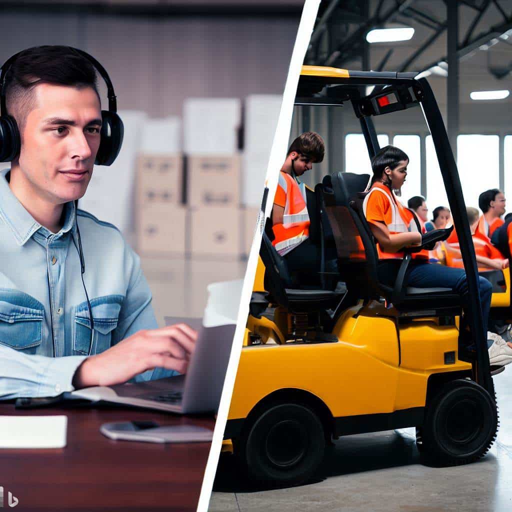 Online vs. InPerson Forklift Training Pros and Cons